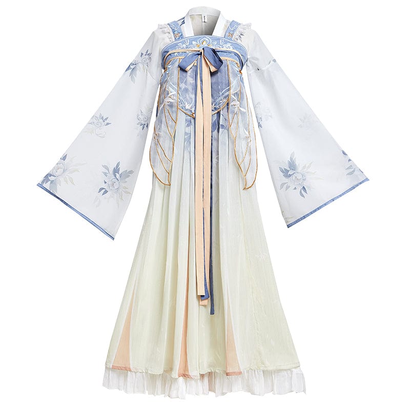 汉宫裳影 女装 【青玉案】唐制刺绣齐胸襦裙春夏汉服女