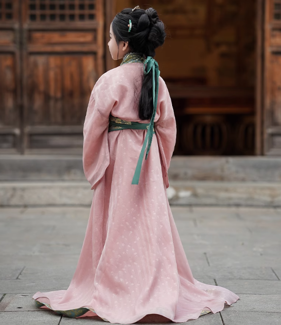 【棠华】复原款战国袍直裾春秋礼服演出服童装女