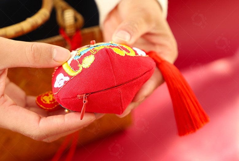 雪衣阁 SheyGo 配饰 单件礼盒装 【财神到】手工刺绣香囊