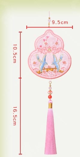 雪衣阁 SheyGo 配饰 【比翼双飞】手工刺绣流苏香囊