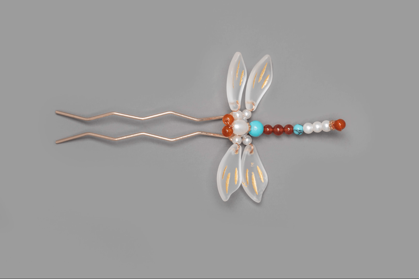 雪衣阁 SheyGo 配饰 【碧城】仿绿松石国风发钗