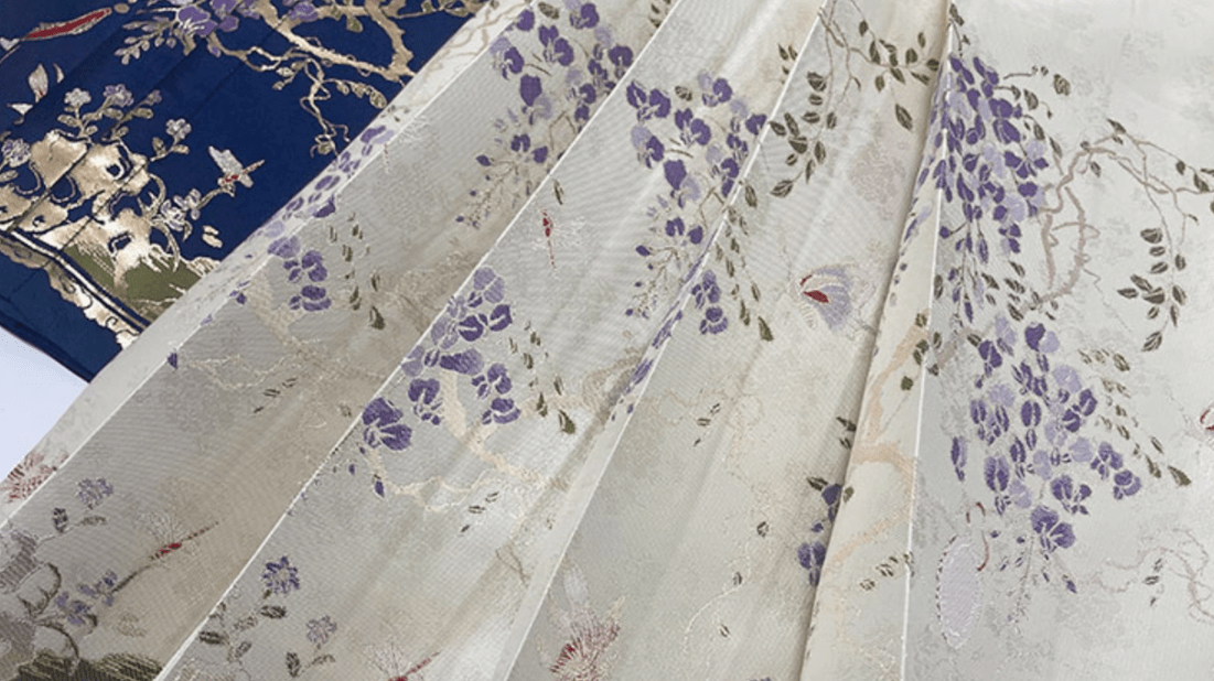 雪衣阁 SheyGo 女装 【繁英照潭】汉元素长袖上衣短款改良比甲八分妆花马面裙春秋汉服女