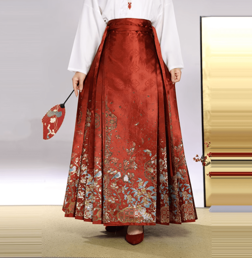 雪衣阁 SheyGo 女装 【良宵】明制织金妆花马面裙春秋汉服女