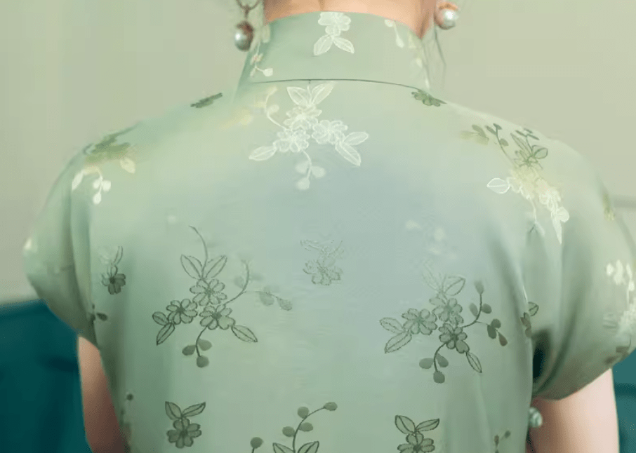 雪衣阁 SheyGo 女装 【青栀】新中式提花旗袍春夏汉服女