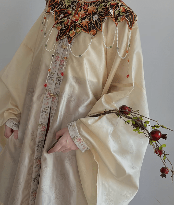 雪衣阁 SheyGo 配饰 【果实累累】刺绣云肩